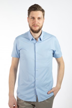 CAMASA BLEU SLIM FIT  D'S DAMAT
