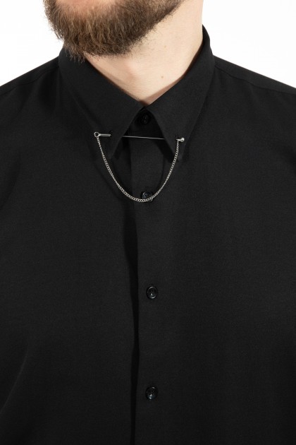 CAMASA NEAGRA  SLIM FIT TWN