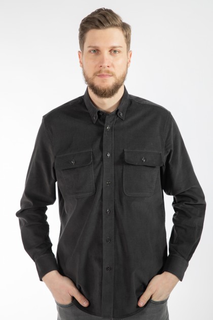 CAMASA CASUAL  ANTRACIT REGULAR FIT  D'S DAMAT