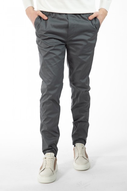 PANTALONI CASUAL GRI REGULAR FIT D'S DAMAT