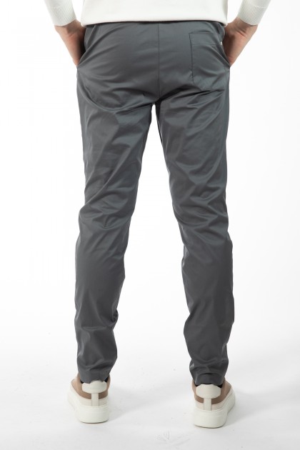 PANTALONI CASUAL GRI REGULAR FIT D'S DAMAT
