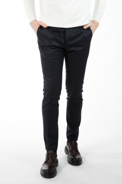 PANTALONI BLEUMARIN SLIM FIT D'S DAMAT