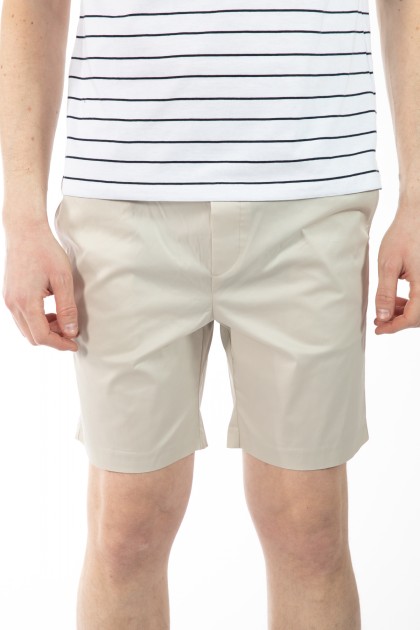 PANTALONI SCURTI BEJ REGULAR FIT D'S DAMAT