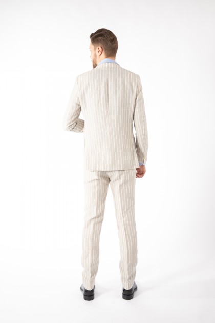 COSTUM BEJ REGULAR FIT D'S DAMAT