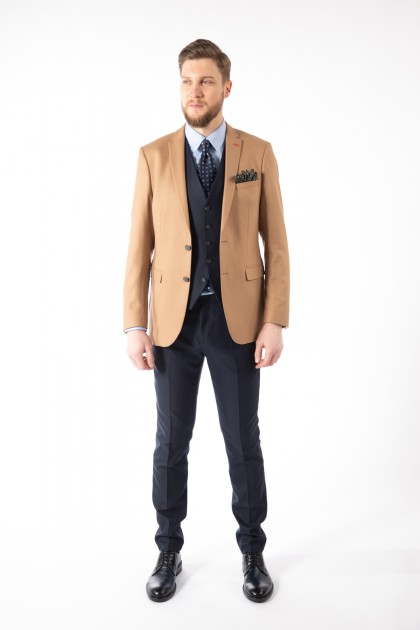 COSTUM BEJ SLIM FIT TWN