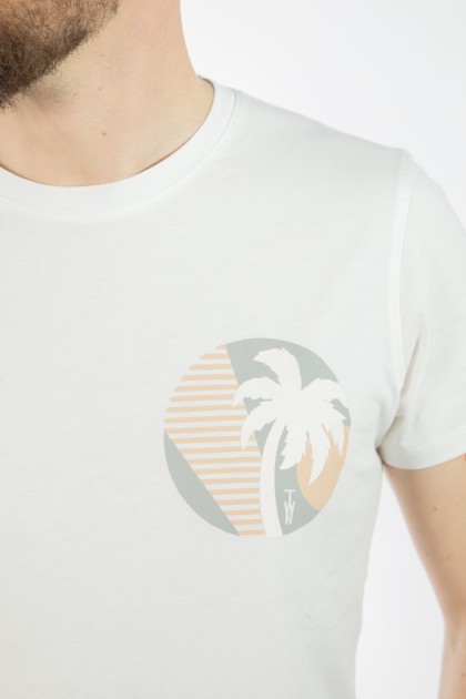 TRICOU ECRU SLIM FIT TWN