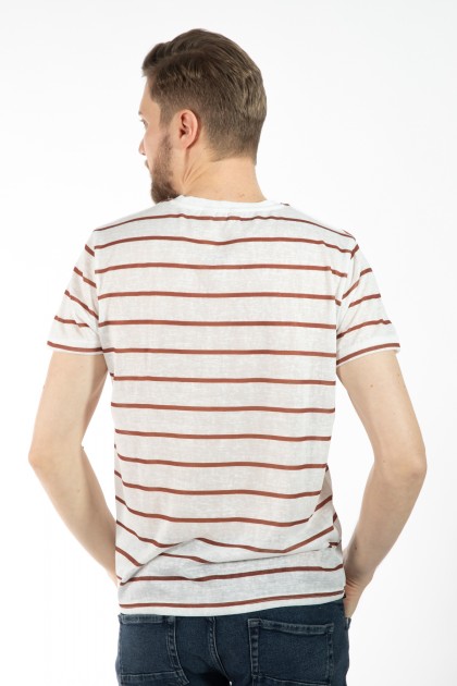 TRICOU PORTOCALIU REGULAR FIT D'S DAMAT