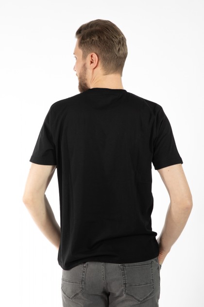 TRICOU NEGRU REGULAR FIT D'S DAMAT